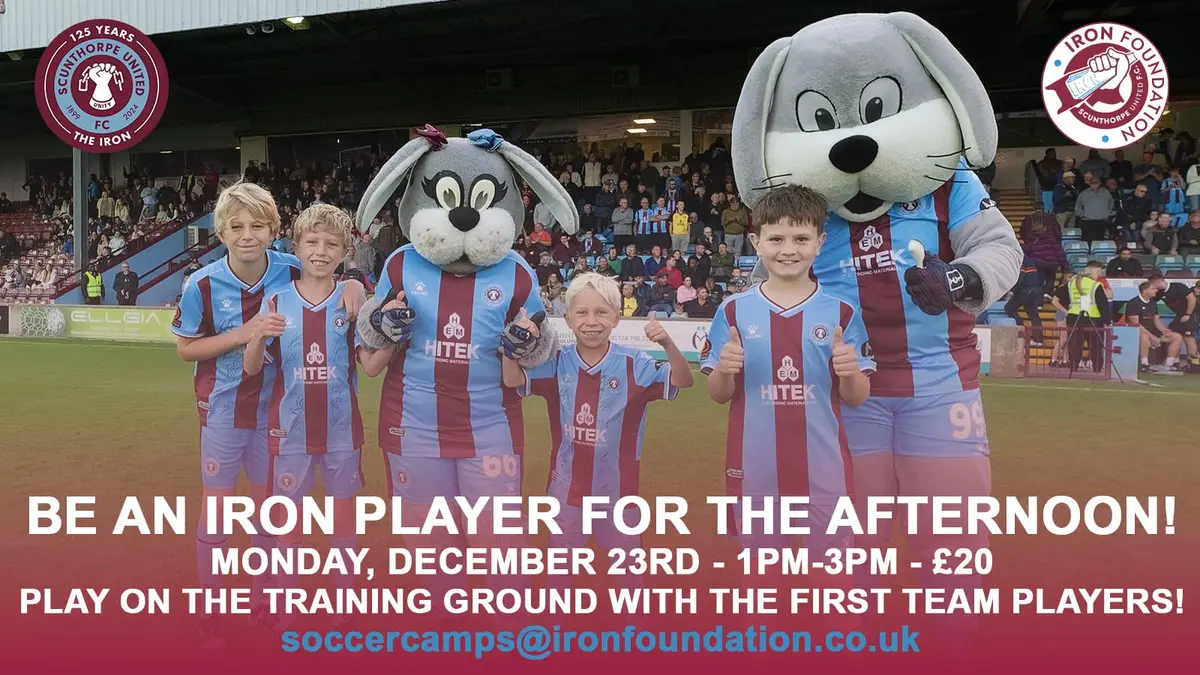 Exclusive pre-Christmas soccer camp with the players at the Attis Arena!